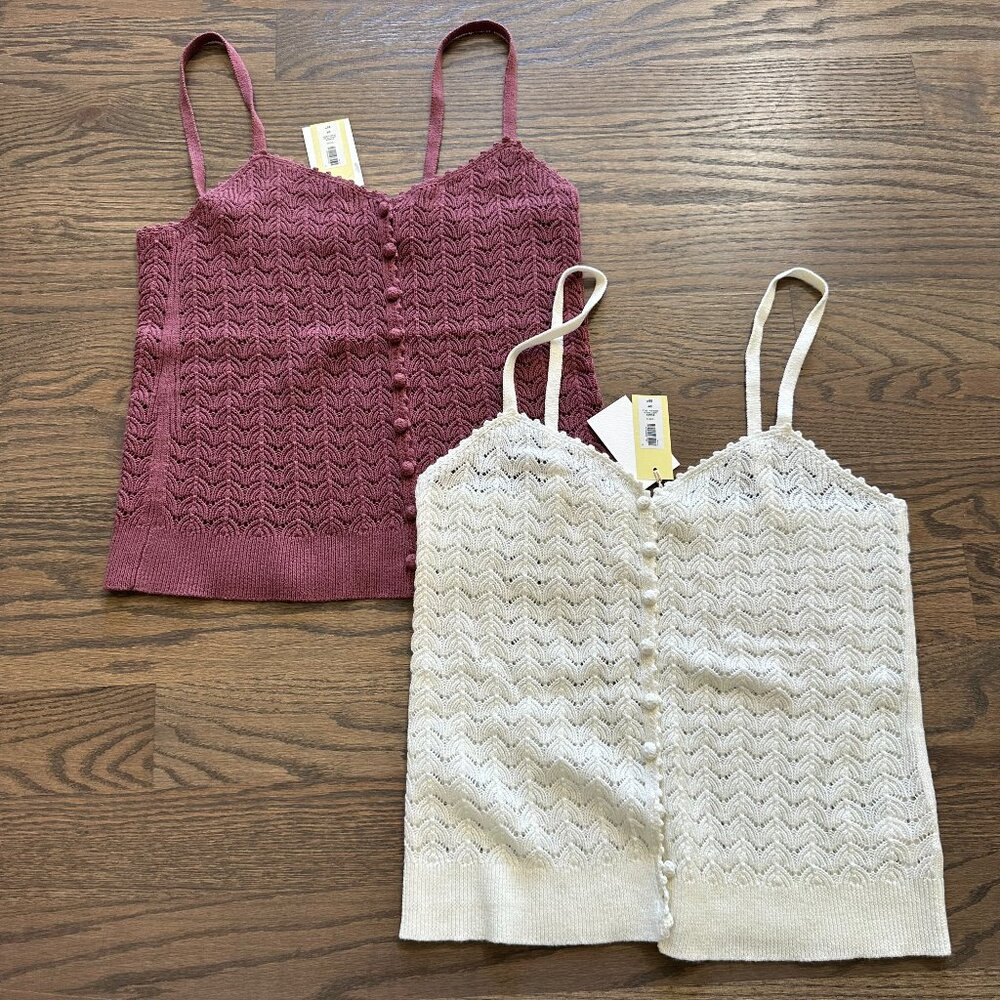 NWT Aritzia Wilfred Stanza Tank - Set of 2
